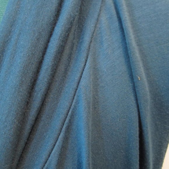 B‘Leev women's L blouse Teal made In USA - Picture 2 of 4